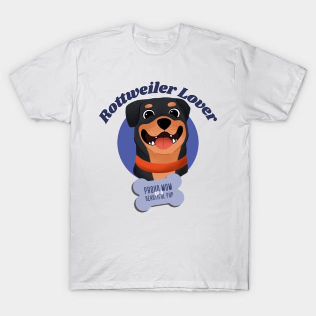 Rottweiler Lover T-Shirt by FullMoon